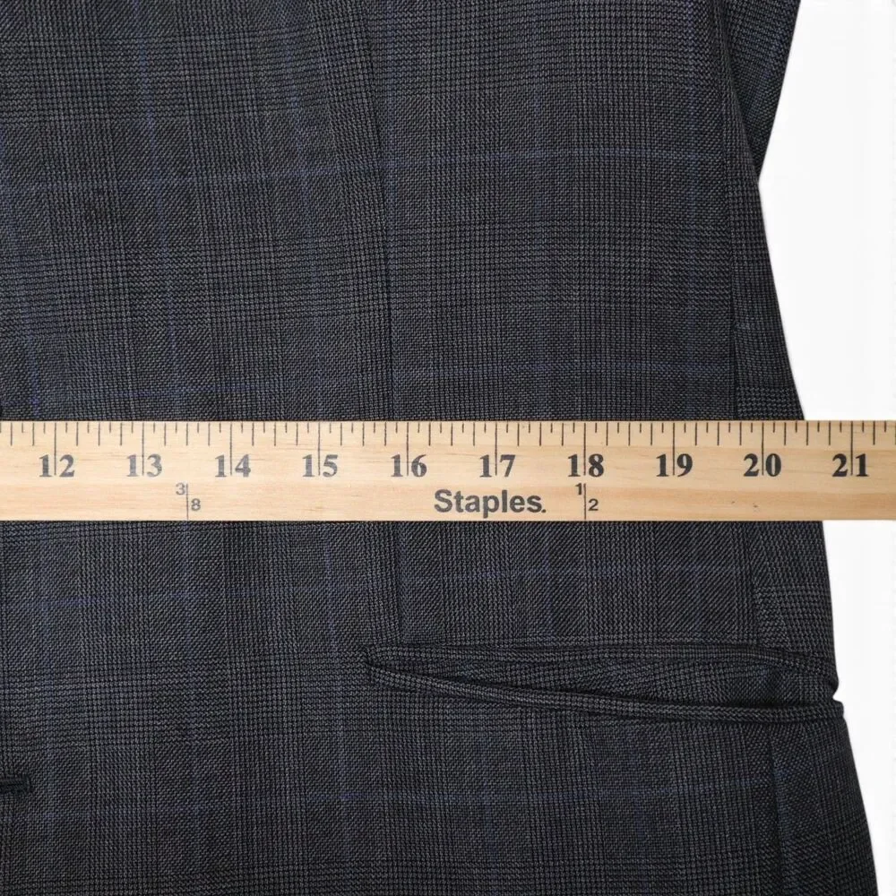 Djay Couture Paris Scabal English Cloth Men's 40 Bespoke Wool Sport Coat Jacket
